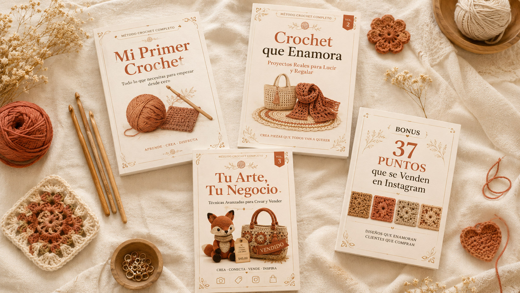 Todo lo que necesitas para dominar el crochet